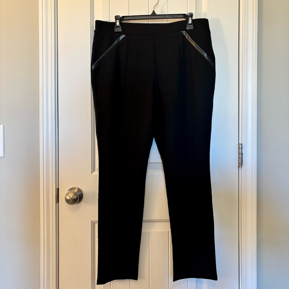 Rafaella Black Comfort Trousers